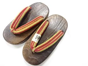 未使用品　桐下駄(24センチ)